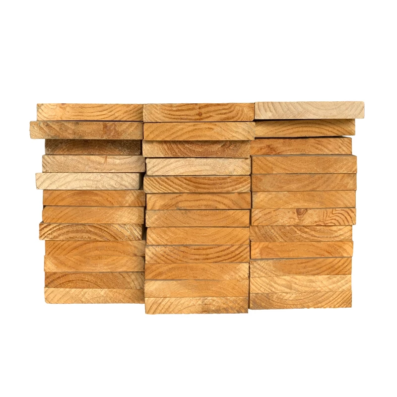 6x Rodajas de madera - pino- 13 cm
